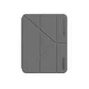 Apple iPad 11.Nesil 2025 Kılıf Skinarma Kalemlikli Arkası Şeffaf Standlı Magnetik Zeta Kılıf