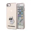 iPhone 7 Şeffaf Kılıf, Choupette Desenli - Karl Lagerfeld
