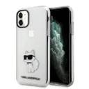 iPhone 11 Şeffaf Choupette Desenli Kılıf - Karl Lagerfeld