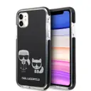 iPhone 11 Silikon Kılıf, Siyah Kenarlı K&C Tasarım - Karl Lagerfeld