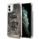 iPhone 11 Sıvılı Simli Gatsby Tasarım Kılıf - Karl Lagerfeld