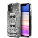 iPhone 11 Sıvılı Simli Kılıf - Karl Lagerfeld K&C Dizayn
