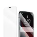 iPhone 12 Mini Tam Ekran Koruyucu, Toz Geçirmez Metal Ahize Korumalı - Benks OKR
