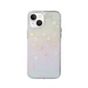 iPhone 14 Çiçek Desenli Taşlı Kılıf - Coehl Aster