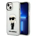 iPhone 14 Şeffaf Kılıf, İkonik Karl Tasarım - Karl Lagerfeld