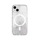 iPhone 14 MagSafe Uyumlu Şeffaf Simli Kılıf - Switcheasy Starfield-M