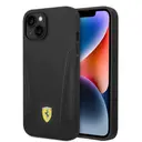iPhone 14 Plus MagSafe Uyumlu Deri Detaylı Kılıf - Ferrari Lisanslı