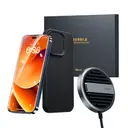 iPhone 14 Pro 3'ü 1 Arada Aksesuar Seti: Kılıf, Ekran Koruyucu ve MagSafe Şarj - Benks Grand Combo MFM01