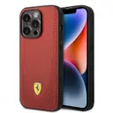 iPhone 14 Pro MagSafe Uyumlu Delikli Deri Kılıf - Ferrari