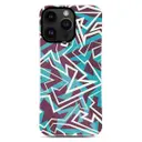 iPhone 14 Pro HD Desenli Kılıf - Kajsa Shield Plus Grafiti Serisi