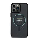 iPhone 14 Pro Max MagSafe Uyumlu Kılıf - Aston Martin Lisanslı Karbon Fiber Tasarım