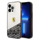 iPhone 14 Pro Max Şeffaf Kılıf, Alt Kısım Baskılı - Ferrari