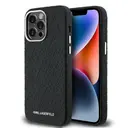 iPhone 14 Pro Max PU Deri Kılıf, Metal Logo Detaylı - Karl Lagerfeld