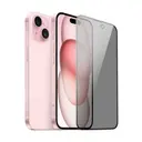 iPhone 15 Gizlilik Filtreli 9H Ekran Koruyucu - Wiwu iPrivacy HD