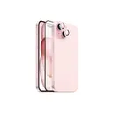 iPhone 15 Temperli Cam Ekran ve Kamera Lens Koruyucu Set - Wiwu Wi-IP002