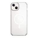 iPhone 15 Manyetik Şeffaf Sert PC Kılıf - Wiwu Magnetic Crystal