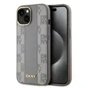 iPhone 15 MagSafe Uyumlu 3D Checkered Desenli Kılıf - DKNY