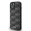 iPhone 15 MagSafe Uyumlu 3D Grid Desenli Kılıf - DKNY Lisanslı