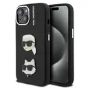 iPhone 15 Kılıf, Lisanslı K&C Heads Pin Tasarım - Karl Lagerfeld