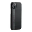 Apple iPhone 15 Kılıf M-safe Şarj Özellikli 600D Aramid Karbon Fiber Pitaka Tactile Woven Orchestra Serisi Rhapsody Kapak