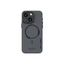 iPhone 15 Plus MagSafe Uyumlu Karbon Kılıf - Recci Machinist