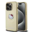 iPhone 15 Pro MagSafe Uyumlu Deri Kılıf - Hello Kitty Kitty Head