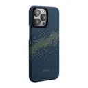 Apple iPhone 15 Pro Kılıf M-safe Şarj Özellikli Aramid Karbon Fiber Pitaka Tactile Woven Starpeak Serisi Milky Way Galaxy Kapak