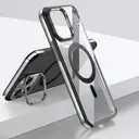 iPhone 15 Pro Max MagSafe Uyumlu Standlı Şeffaf Kılıf - Wlons Efsane