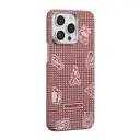 Apple iPhone 15 Pro Max Kılıf M-safe Şarj Özellikli Awa Tasarımlı 1500D Aramid Karbon Fiber Pitaka Ultra-Slim Classic Serisi Bonfire Kapak