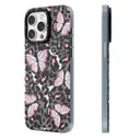 iPhone 15 Pro Max MagSafe Uyumlu Kelebek Desenli Kılıf - Youngkit Shadow Dance