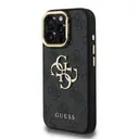 iPhone 15 Pro Max Kamera Standlı PU Deri Kılıf - Guess 4G