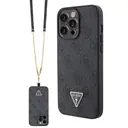 iPhone 15 Pro Max Askılı Taşlı Kılıf - Guess 4G Strass Crossbody