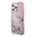 iPhone 15 Pro Max Sıvılı Glitter Kılıf - Hello Kitty Lisanslı