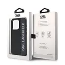 iPhone 15 Pro Max Uyumlu Taşlı Saffiano Kılıf - Karl Lagerfeld KL