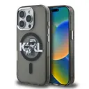 iPhone 15 Pro Max Kılıf, Parlayan Simli Karl & Choupette Logo - Karl Lagerfeld