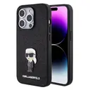 iPhone 15 Pro Max Kılıf, Fixed Glitter Metal Logo - Karl Lagerfeld