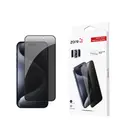 iPhone 15 Pro Max Hayalet Temperli Ekran Koruyucu - Zore Anti-Dust Privacy