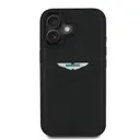 iPhone 16 PU Deri Metal Logolu Kılıf - Aston Martin Victory