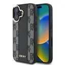 iPhone 16 Plus MagSafe Uyumlu Kılıf, 3D Checkered Desenli - DKNY
