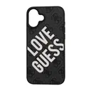 iPhone 16 Plus Kılıf, Kabartmalı Guess Logolu - Guess Big Love