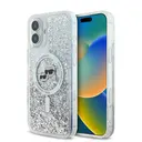 iPhone 16 Plus MagSafe Uyumlu Sıvılı Simli Kılıf - Karl Lagerfeld K&C Heads