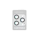 iPhone 16 Pro Kamera Lens Koruyucu, 9H Temperli Cam - CaseWorld Karbon Fiber Serisi