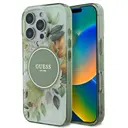 iPhone 16 Pro MagSafe Uyumlu Kılıf - Guess Flower Tonal Circle