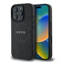 iPhone 16 Pro MagSafe Uyumlu Kılıf - Guess Saffiano Peony