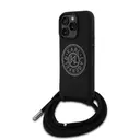 iPhone 16 Pro Askı İpli Taşlı Kılıf - Karl Lagerfeld Crossbody Cord