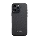 iPhone 16 Pro MagSafe Uyumlu Aramid Fiber Kılıf - Pitaka Military-Grade Classic