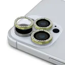 iPhone 16 Pro Max Ekran ve Lens Koruyucu Seti - Guess Rhinestone