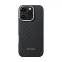 iPhone 16 Pro Max MagSafe Uyumlu Aramid Fiber Kılıf - Pitaka Ultra-Slim Classic