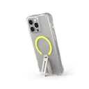 iPhone 16 Pro Max MagSafe Uyumlu 360° Standlı Şeffaf Kılıf - Skinarma Helix