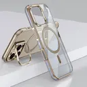 iPhone 16 Pro Max MagSafe Uyumlu Standlı Şeffaf Kılıf - Wlons Efsane